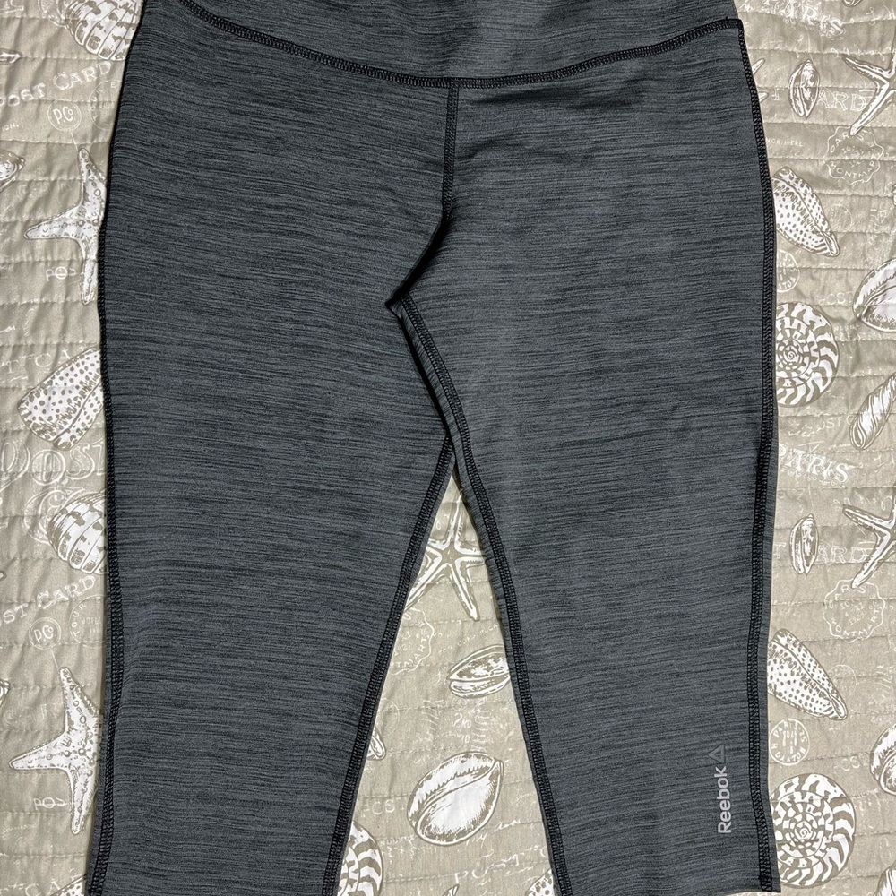 Reebok Gray Capri Leggings